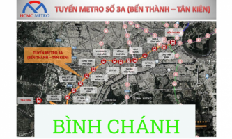 Trung tâm hành chính Bình Chánh đứng trước cơ hội “vàng” nhờ tuyến Metro 3A